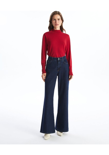 Yeni Sezon Yarım Balıkçı Yaka Kadın Triko Kazak fırsatları