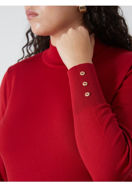 Yeni Sezon Yarım Balıkçı Yaka Kadın Triko Kazak indirimleri