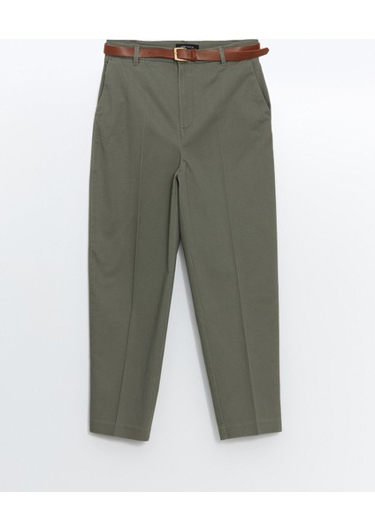 Yeni Sezon Beli Kemerli Havuç Kesim Kadın Pantolon indirimleri