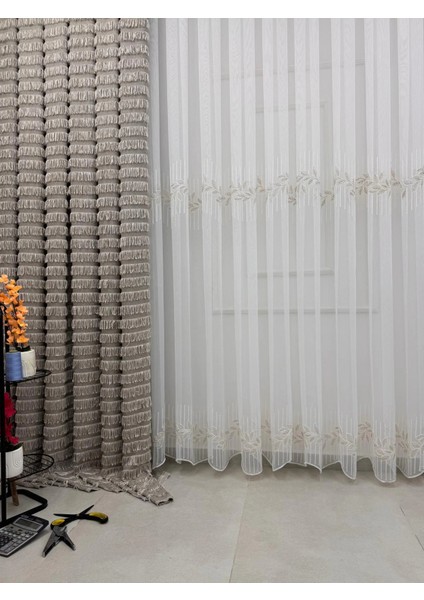 Nivemeshome 2572 V- 117 Hera Gold 1/2,5 Pileli Bambu Tül indirimleri