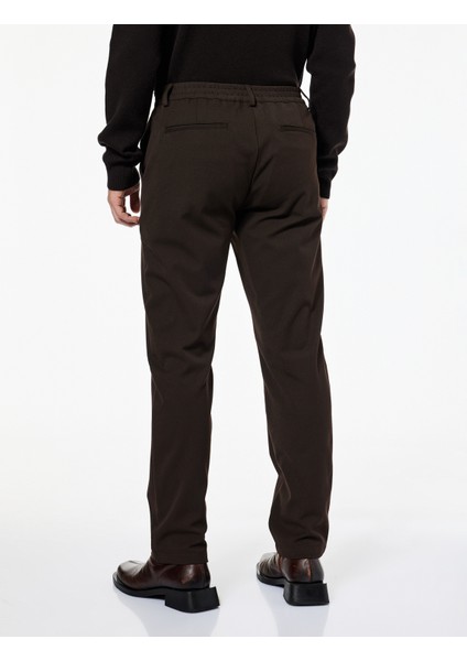 Regular Fit Beli Lastikli Cepli Viskon Karışımlı Kumaş Pantolon fırsatları