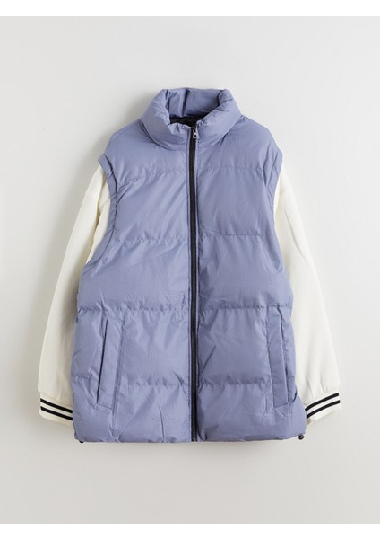 Yeni Sezon Çıkarılabilir Kollu Erkek Şişme Mont