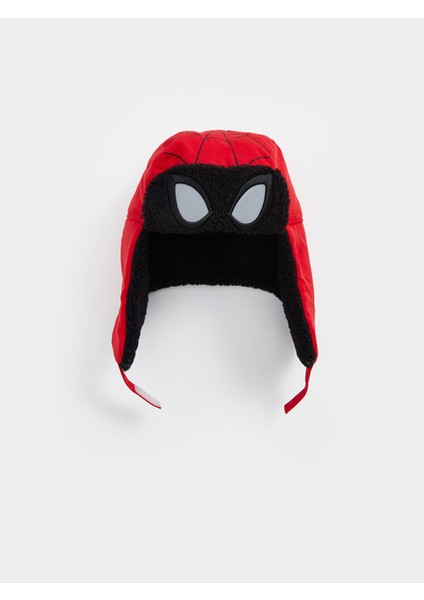 Yeni Sezon Spider-Man Baskılı Erkek Çocuk Kar Şapkası
