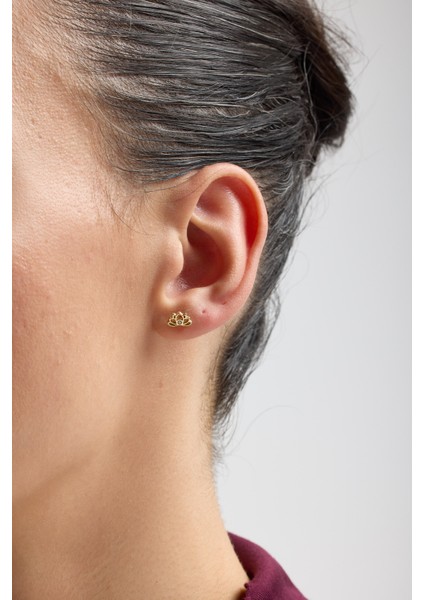 14 Ayar Altın Lotus Tragus Piercing