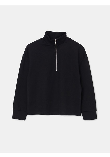 Yeni Sezon Dik Yaka Kadın Sweatshirt Tunik indirimleri