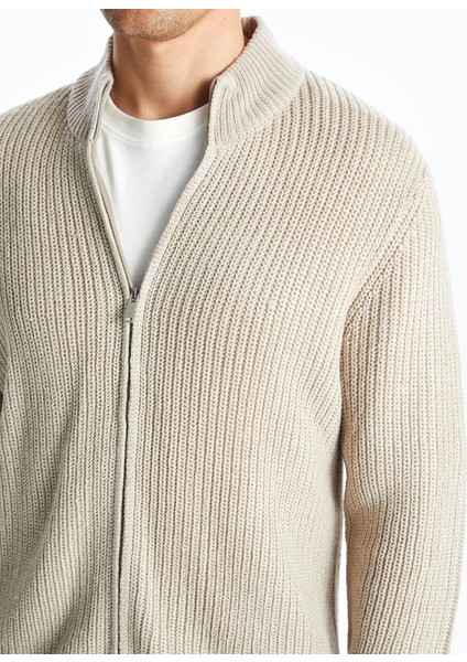 Yeni Sezon Standart Kalıp Dik Yaka Erkek Triko Hırka modelleri