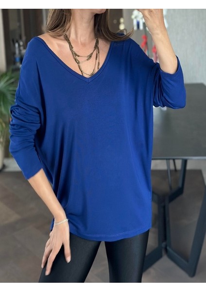 Arkası ve Önü V Yaka Salaş Bluz fiyatları