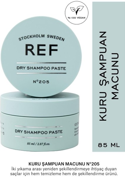Ref Stockholm-Ref Dry Shampoo Paste 85 ml Kuru Şampuan Macunu modelleri
