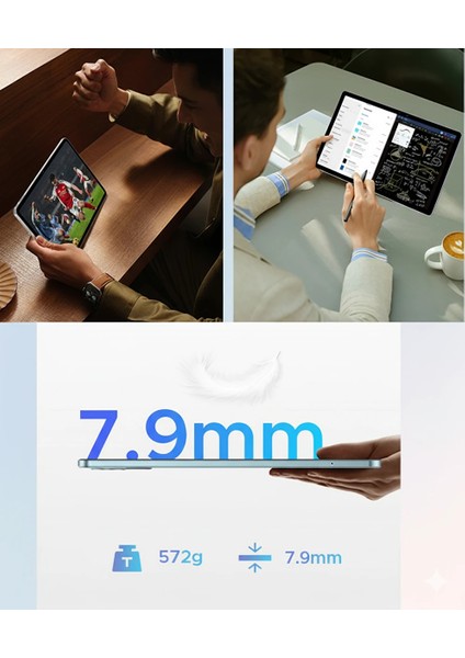 V Pad 5g 12" 8 GB Ram 256 GB 2.4k IPS Android 15 Tablet Siyah fırsatları