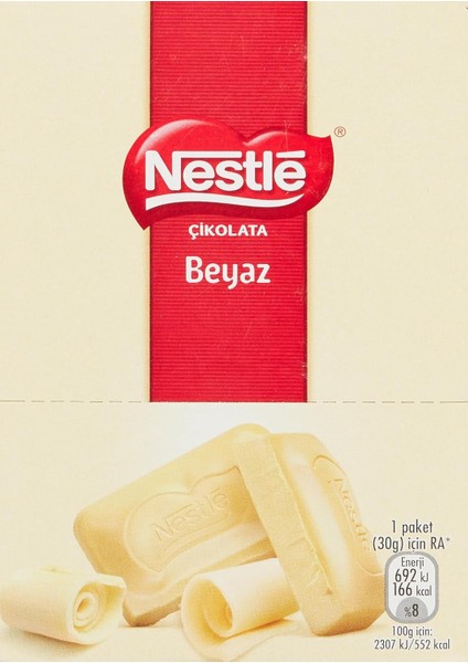 Nestlé Beyaz Çikolata, 30 G x 12 modelleri