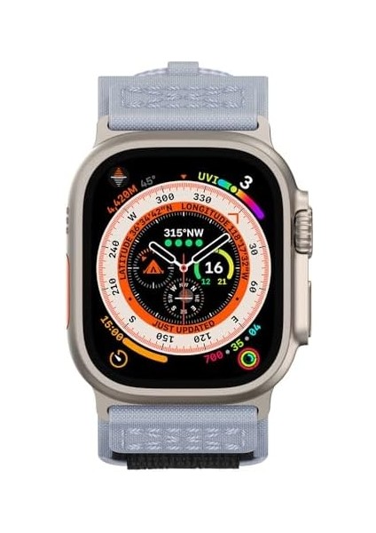 Ile Uyumlu 42MM Krd-99 Hasır Kordon Gri fiyatları