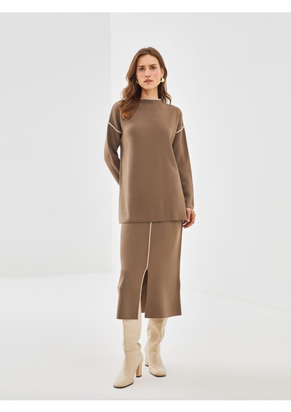 Yeni Sezon Dik Yaka Kadın Triko Kazak fiyatları