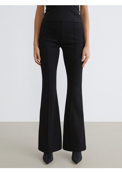 Yeni Sezon Yüksek Bel Ispanyol Paça Kadın Pantolon fiyatları