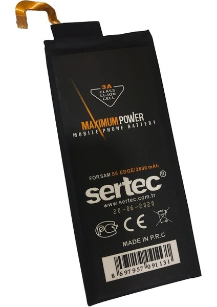 Galaxy S6 Edge Uyumlu Batarya