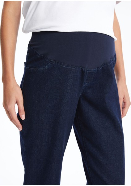 Yeni Sezon Karın Panelli Mom Fit Hamile Jean Pantolon modelleri