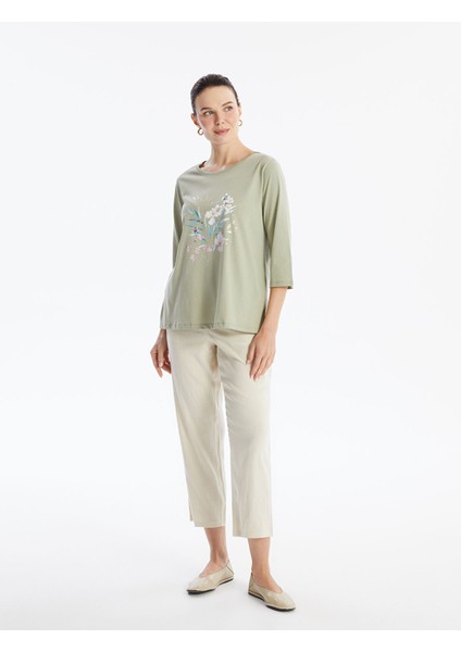 Yeni Sezon Bisiklet Yaka Çiçekli Kadın Bluz fiyatları