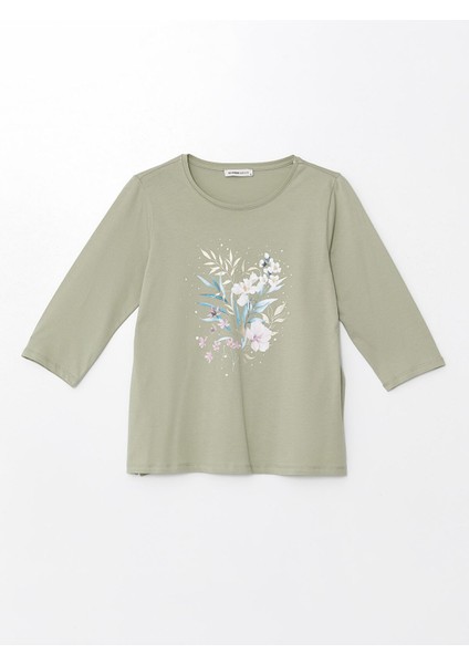Yeni Sezon Bisiklet Yaka Çiçekli Kadın Bluz indirimleri