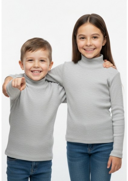 Kız/erkek Çocuk Bluz Balıkçı Yaka Fitilli