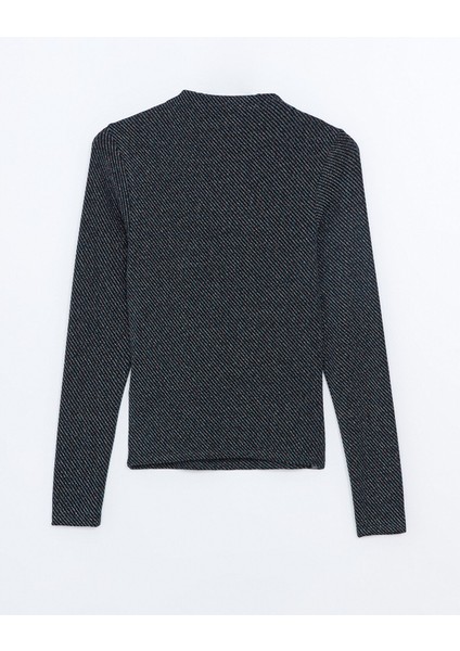 Yeni Sezon Dik Yaka Desenli Kadın Bluz indirimleri