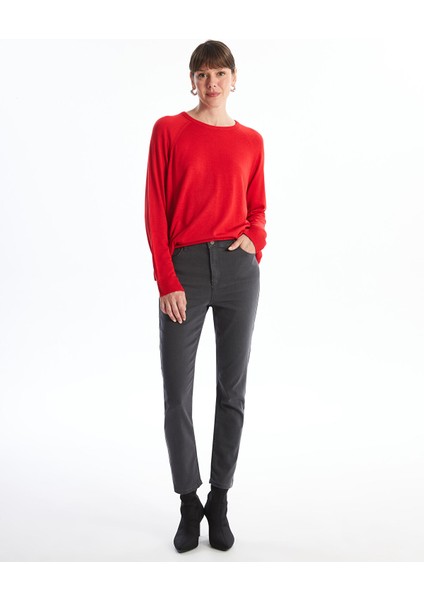 Yeni Sezon Bisiklet Yaka Düz Uzun Kollu Kadın Triko Kazak fiyatları