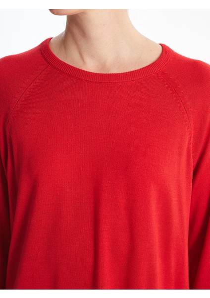 Yeni Sezon Bisiklet Yaka Düz Uzun Kollu Kadın Triko Kazak modelleri