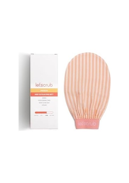 Let&apos;scrub Premium Ekru Zebra Banyo Duş Kesesi Peeling ELDIVENI%100 Floş Ipek Normal Ciltler Için fiyatları