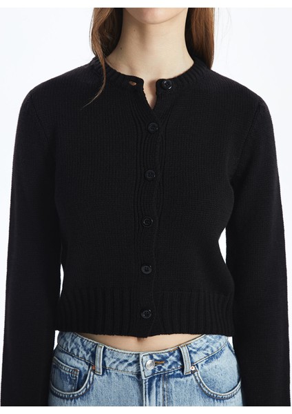 Yeni Sezon Bisiklet Yaka Kadın Triko Hırka modelleri