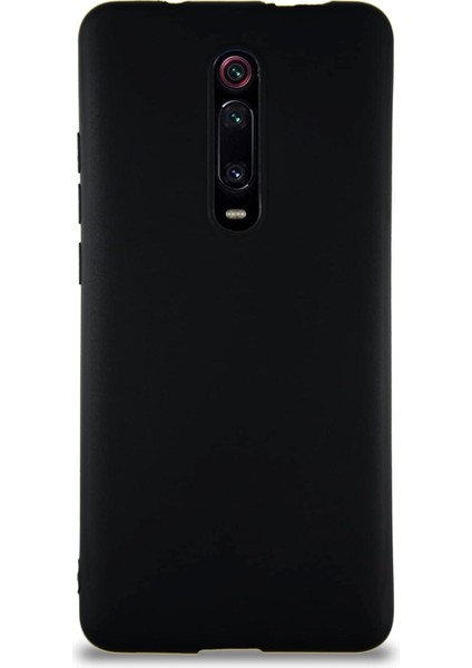 Iletişim Mi 9t ile Uyumlu Kılıf Soft Premier Renkli Silikon Kapak - Siyah