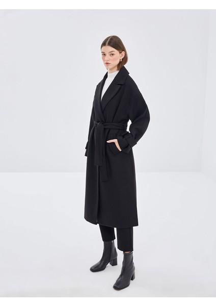 Yeni Sezon Ceket Yaka Kadın Kaşe Kaban fiyatları