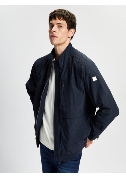 Yeni Sezon Standart Kalıp Dik Yaka Erkek Mont