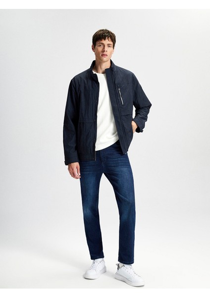 Yeni Sezon Standart Kalıp Dik Yaka Erkek Mont modelleri