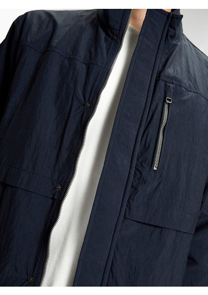 Yeni Sezon Standart Kalıp Dik Yaka Erkek Mont indirimleri