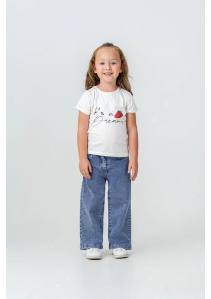 Çilek Triko Işleme Detaylı Hırkalı Kız Çocuk 3 lü takım - Pembe modelleri