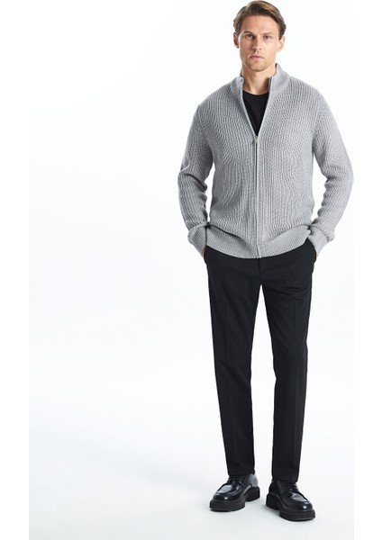 Yeni Sezon Standart Kalıp Dik Yaka Erkek Triko Hırka fiyatları