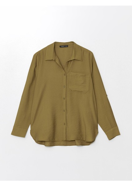 Yeni Sezon Düz Uzun Kollu Kadın Gömlek indirimleri