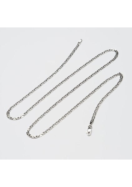 80 Mikron Rodyum Barlı Gümüş Zincir fırsatları