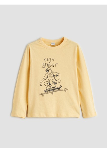 Yeni Sezon Bisiklet Yaka Erkek Çocuk Tişört