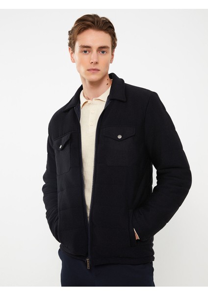 Yeni Sezon Standart Kalıp Erkek Triko Mont