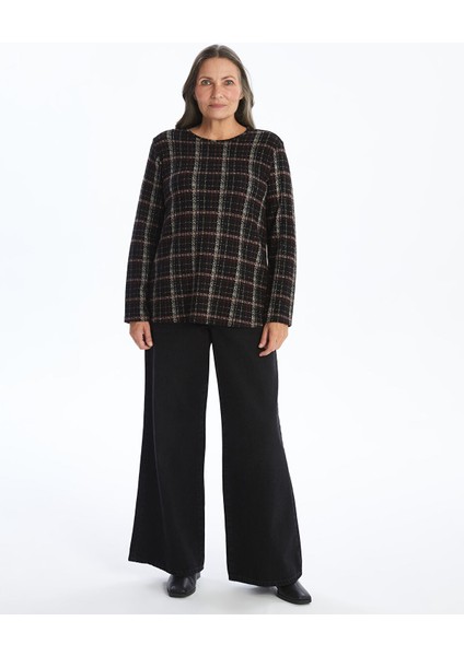 Yeni Sezon Bisiklet Yaka Desenli Kadın Bluz fiyatları