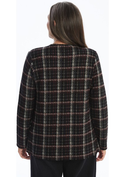 Yeni Sezon Bisiklet Yaka Desenli Kadın Bluz fırsatları