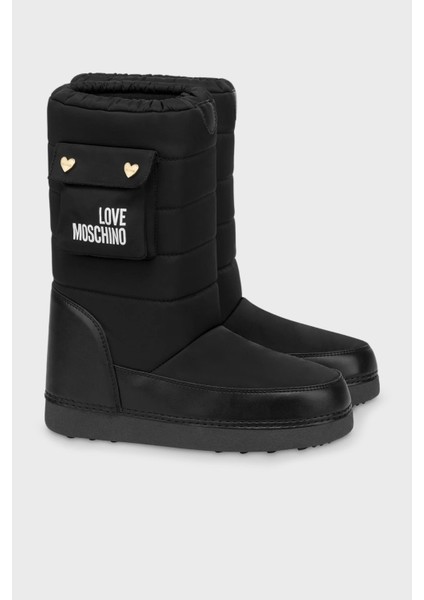 Logolu Kapitone Cep Detaylı Kar Botu Bayan Kar Botu JA24452G0NISL000