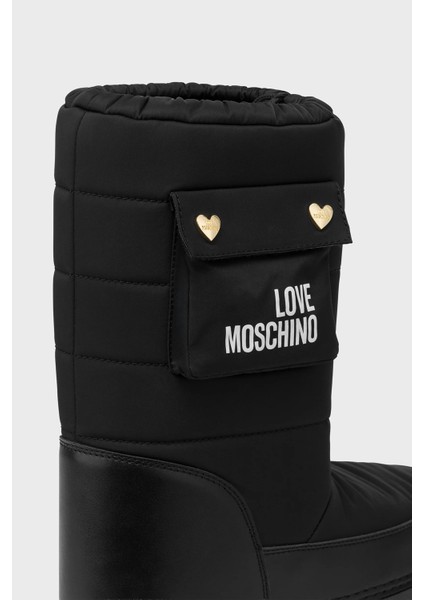 Logolu Kapitone Cep Detaylı Kar Botu Bayan Kar Botu JA24452G0NISL000 modelleri