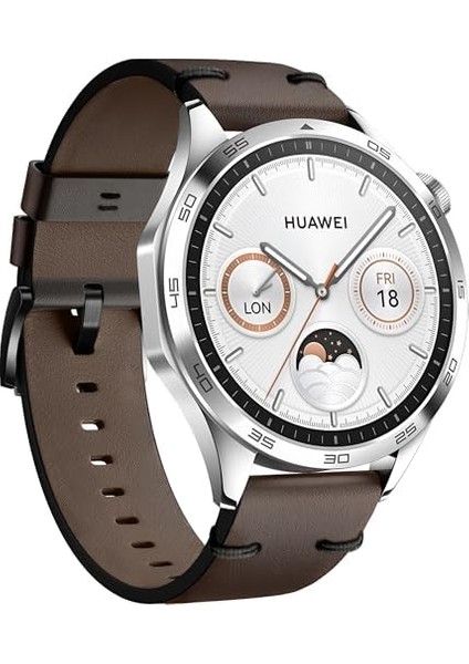 ile Uyumlu 22 mm El Yapımı Hakiki Deri Kordon Ekstra Yumuşak ve Konforlu Kullanım (Gt4/ 4 Pro/gt3/gt3 Pro/gt2/gt2 Pro) (Gear S3 Frontier/galaxy 46MM) (Kahverengi) modelleri