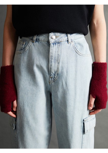 Yeni Sezon Wideleg Kadın Kargo Jean Pantolon modelleri