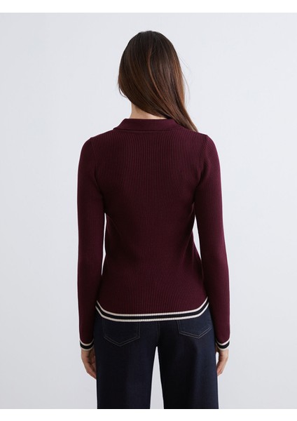 Yeni Sezon Polo Yaka Kadın Triko Kazak fırsatları