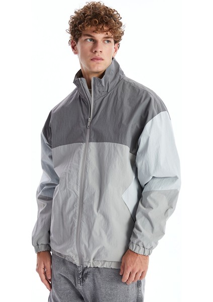 Yeni Sezon Rahat Kalıp Dik Yaka Erkek Mont