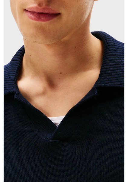 Pamuklu Regular Fit Logolu Polo Yaka Sweat Erkek Polo Yaka Sweat MW0MW40444 Dw5 fiyatları