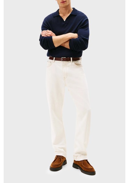 Pamuklu Regular Fit Logolu Polo Yaka Sweat Erkek Polo Yaka Sweat MW0MW40444 Dw5 modelleri