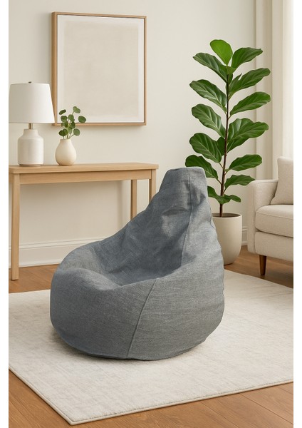 Yıkanabilir Astarlı Damla Armut Koltuk – Keten Dokulu Döşemelik Kumaş fırsatları