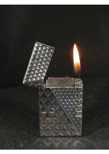 Elmas Kesim Gümüş Renkli Gazlı Metal Çakmak fiyatları